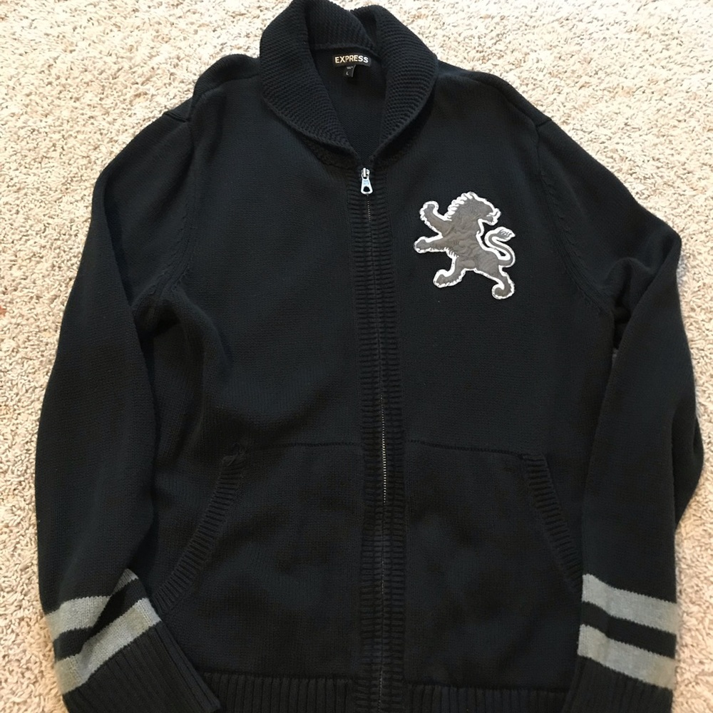Men’s Express zip up sweater/cardigan